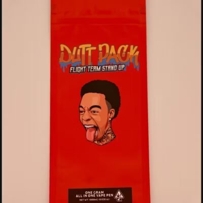 **Dutt Pack Watermelon Candy** offers a smooth, flavorful indica experience in a 1G AIO9 vape cart. Perfect for relaxation and unwind.